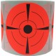 3" Red Target Stickers