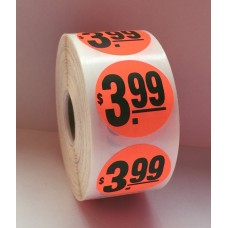 $3.99 - 1.5" Red Label Roll