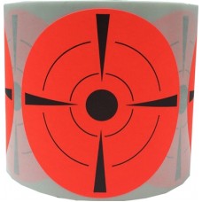 3" Red Target Stickers